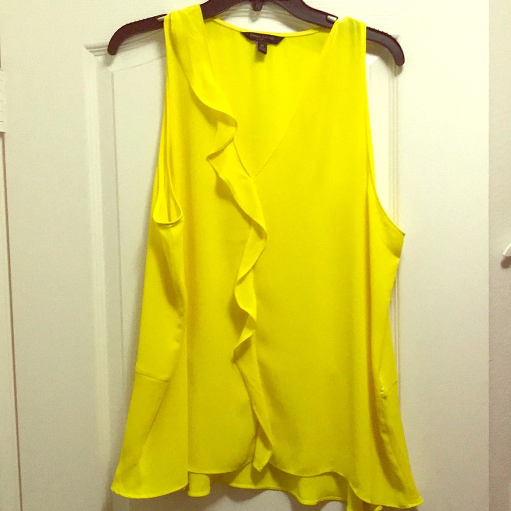 Banana Republic yellow blouse